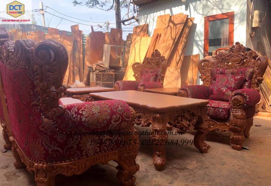 bàn ghế sofa hoàng gia